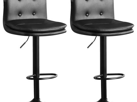 Shop Black Leather Bar Chairs | Modern & Classic
