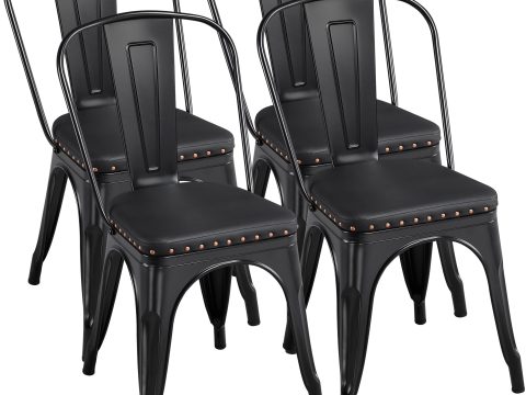 Stylish Black Metal Dining Chairs: Best Picks