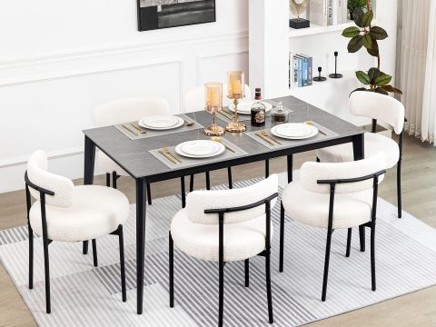Stylish Black & White Chairs for Your Dining Room